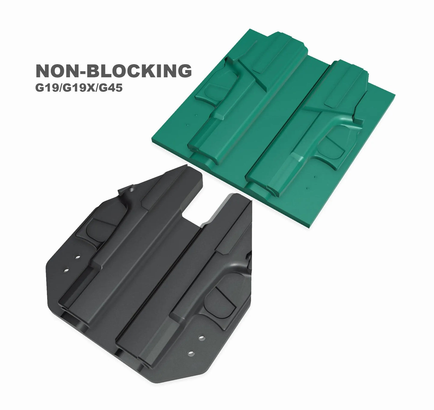 Glock 19/19x/45 Holster Split Mold + Router Jig